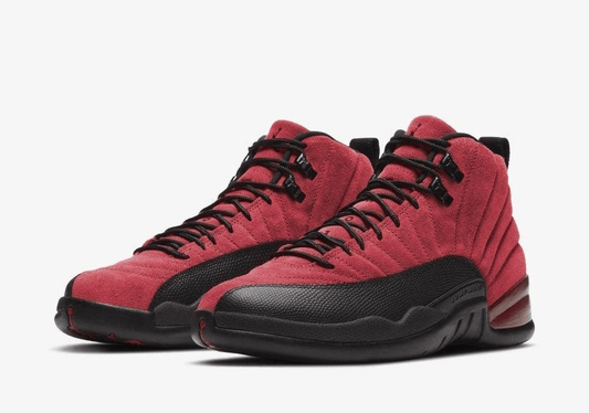Jordan 12 Retro Reverse Flu Game Sneakers - Modern Classic