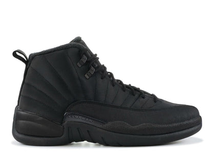 Jordan 12 Retro Winterized Triple Black Sneakers - Limited Edition