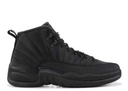 Jordan 12 Retro Winterized Triple Black Sneakers - Limited Edition