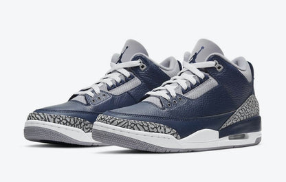Jordan 3 Retro Georgetown Sneakers - Cushioned Stride | Colorway of the Year