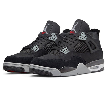Jordan 4 Retro Black Canvas Sneakers - OG Colorway | Collector's Pick