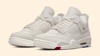 Jordan 4 Retro Blank Canvas Sneakers - Collaboration Release