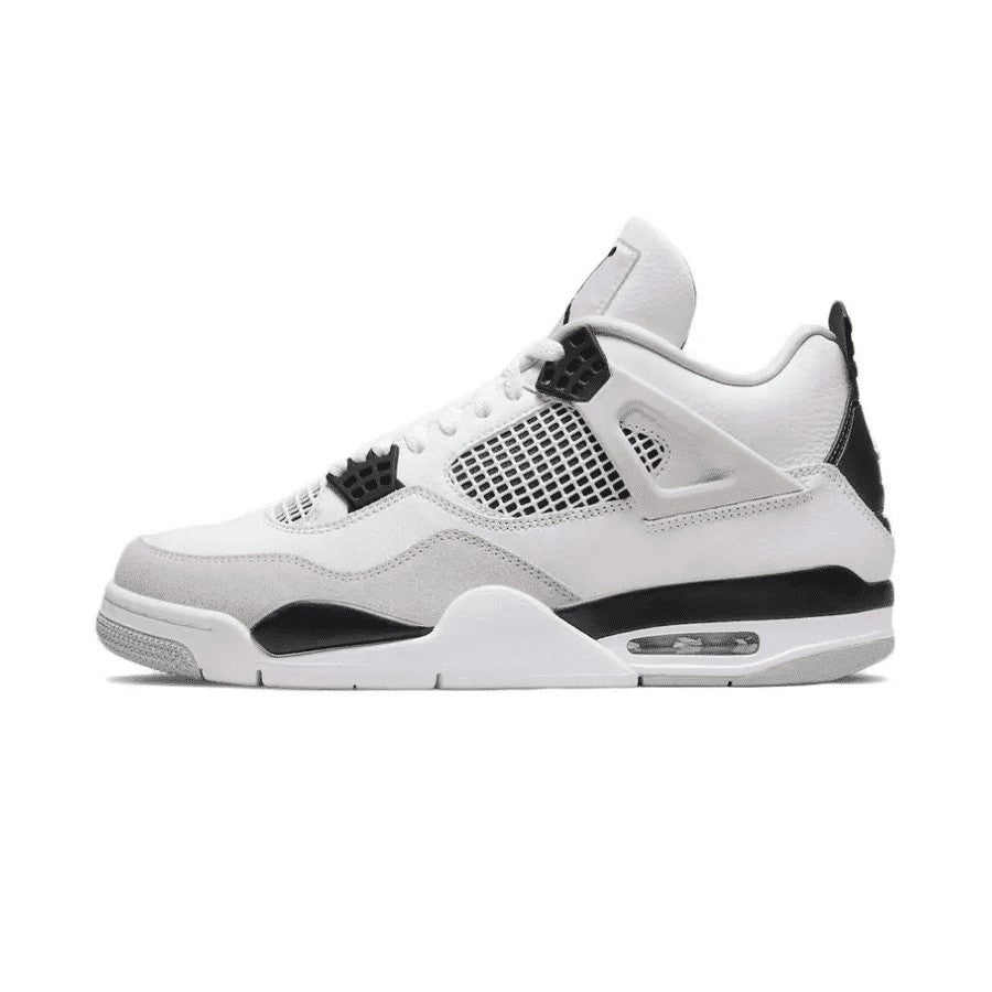 Jordan 4 Retro Military Black Sneakers - Cushioned Stride
