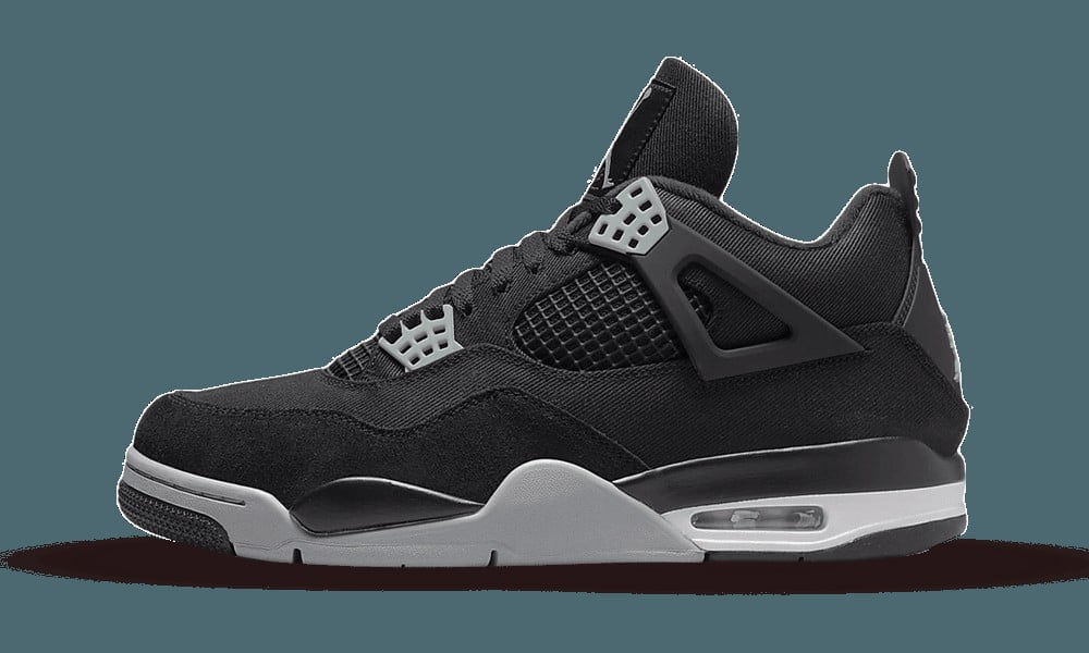 Jordan 4 Retro SE Black Canvas Sneakers - OG Colorway | Designer Kicks