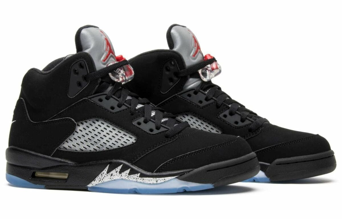 Jordan 5 Retro Black Metallic Sneakers - Collaboration Release