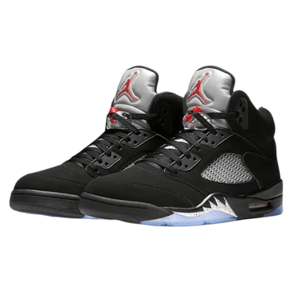 Jordan 5 Retro Black Metallic Sneakers - Collaboration Release